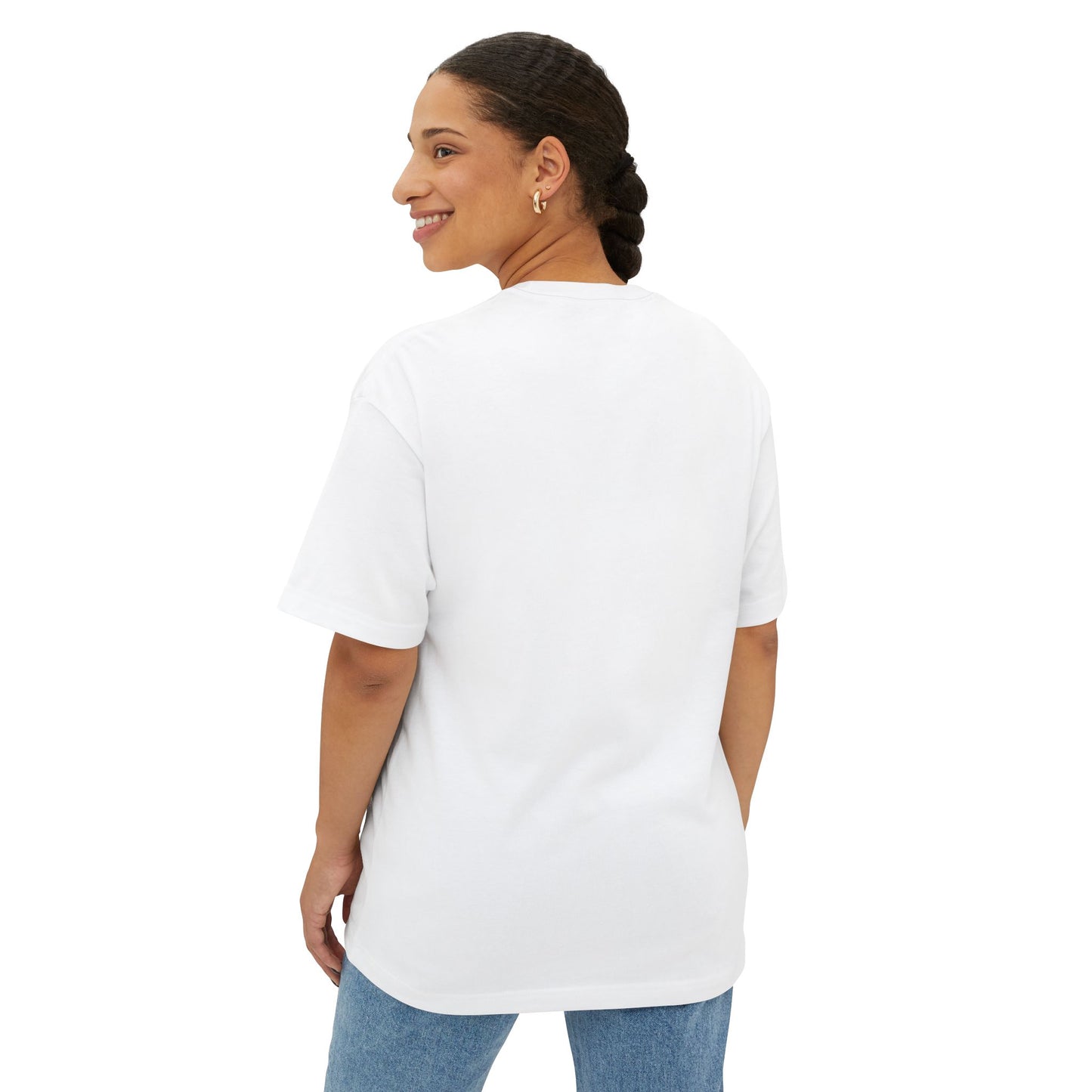 Funny Oversized Tee - 'I Love You With All My Butt'