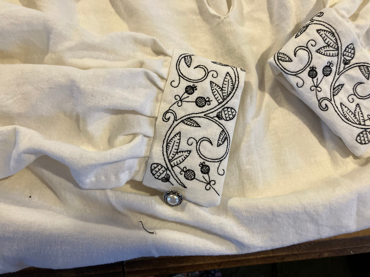 Embroidered Elizabethan Shirt