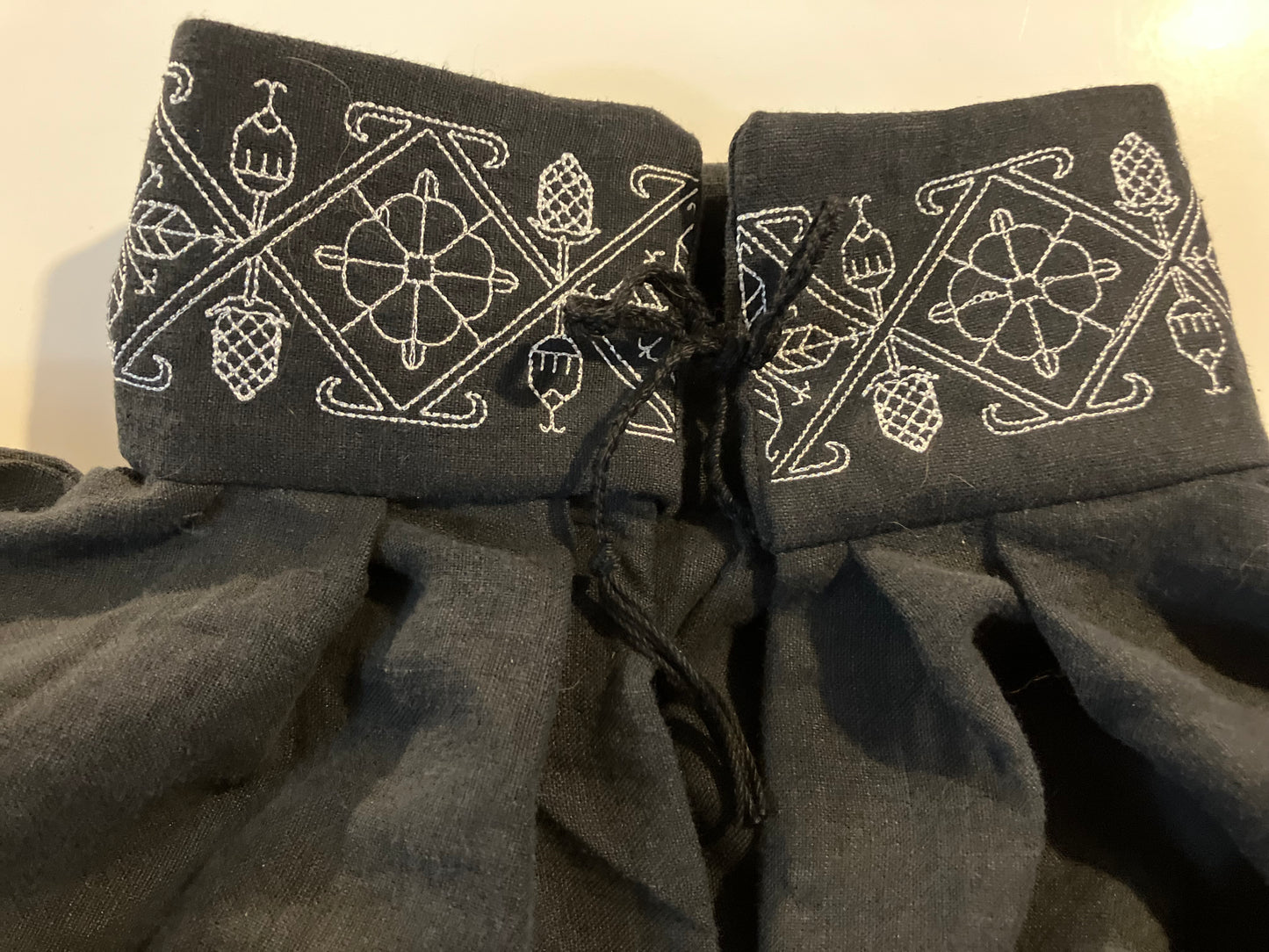 Linen/Cotton Embroidered Shirt