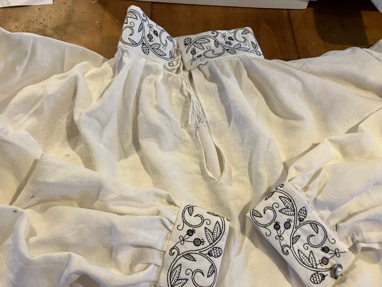 Embroidered Elizabethan Shirt