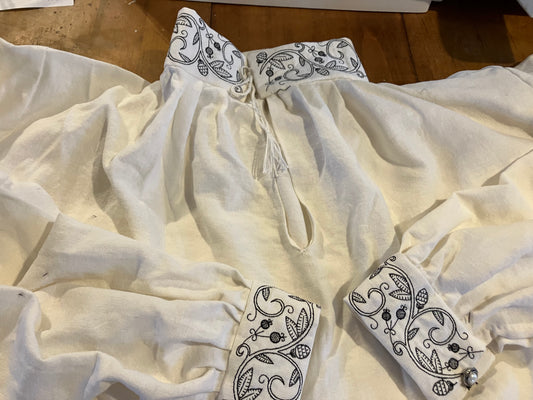 Embroidered Elizabethan Shirt
