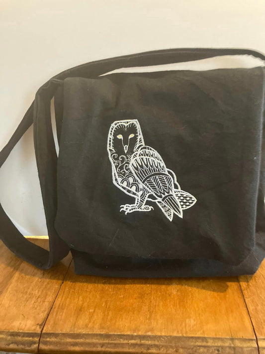 Owl Messenger Bag